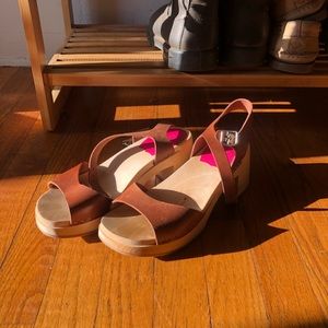 Swedish Hasbeens Platform Sandal